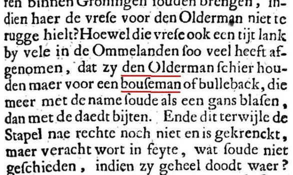 Alting Pilaren 175 Bouseman of bulleback