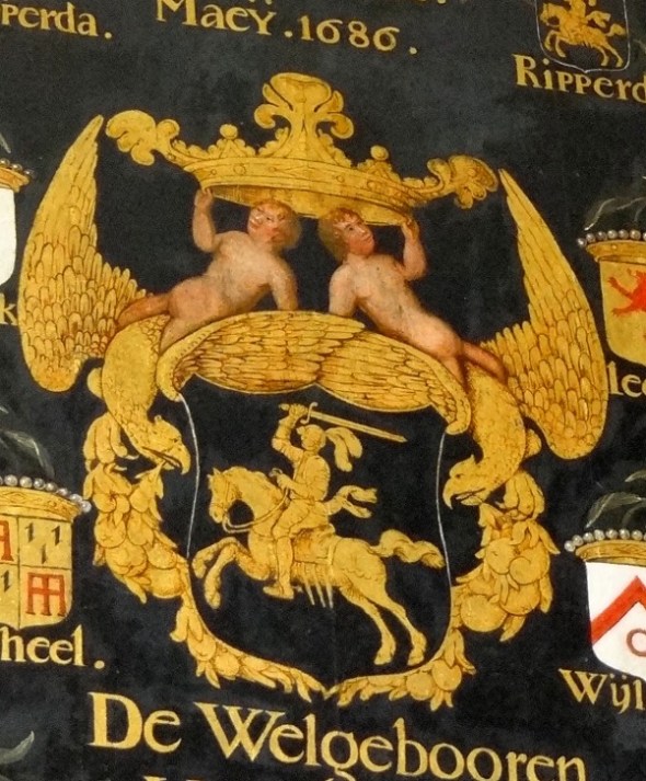 061 rouwbord 1686 op koor