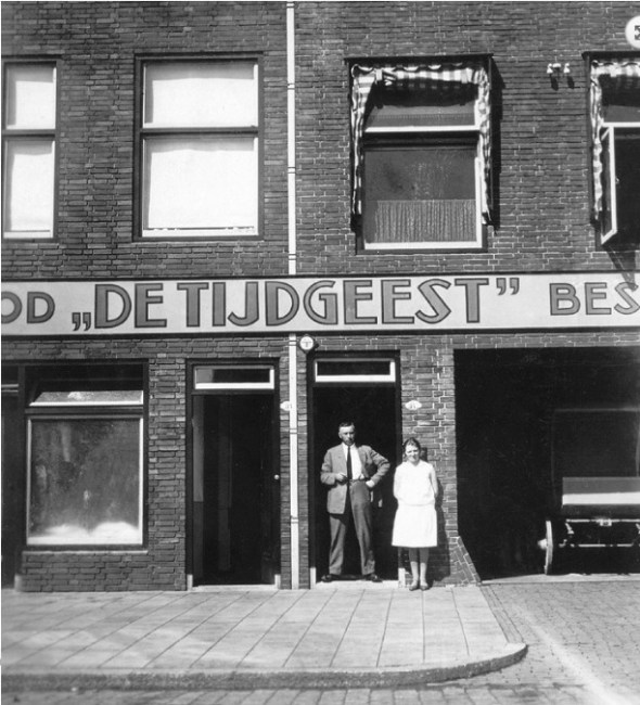 1930 1950 bakkerij de Tijdgeest Aweg