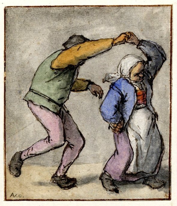 Ostade - dansende boeren 2