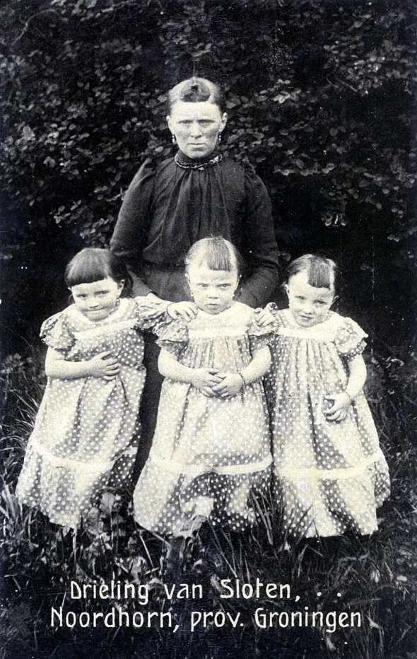 1 - Drieling Noordhorn Van Sloten ansichtkaart ca 1907