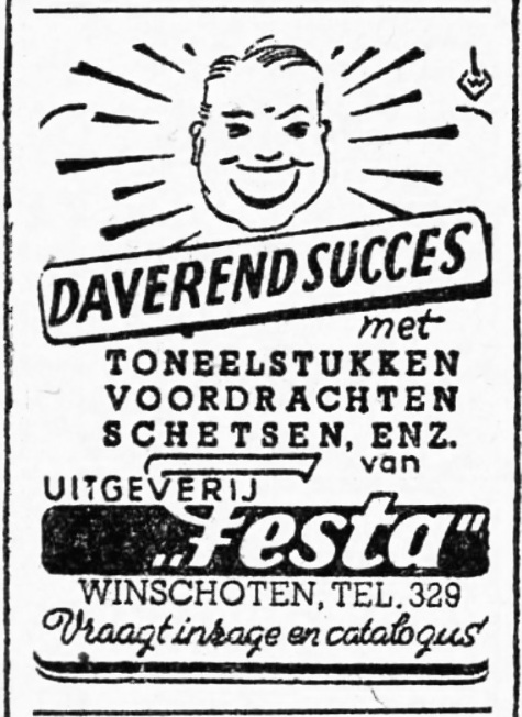 Festa Winschoten Drentsch Dagblad 28 juli 1944