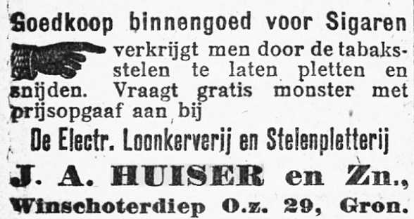 1916 loonkerverij Wdp