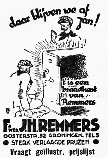 1936 Remmers brandkasten