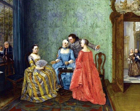 Elisabeth Geertruida Wassenbergh - Elegant gezelschap (Groninger Museum)