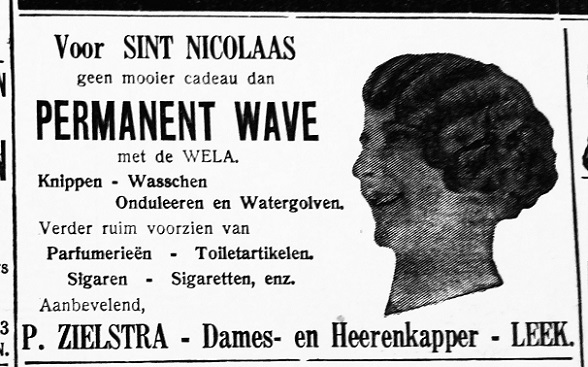 permanentje voor sinterklaas