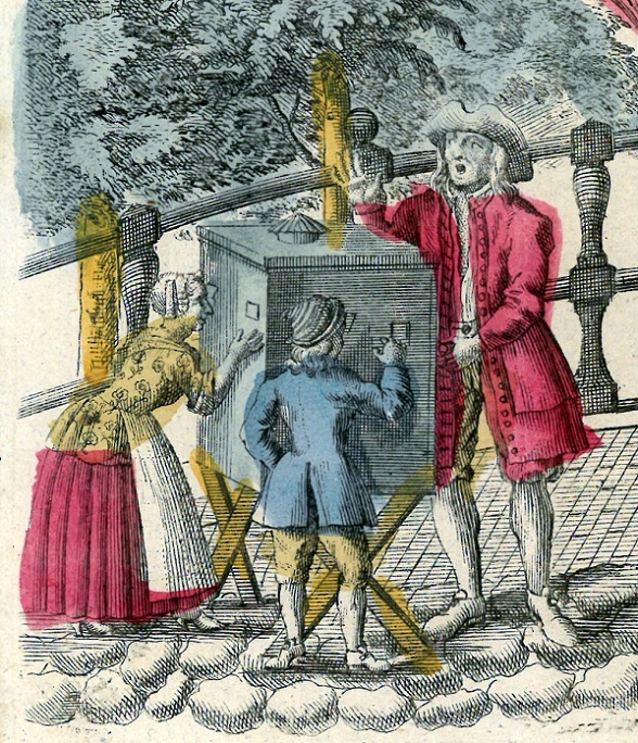 535-Hora Siccama 762 nieuwjaarsprent 1812 rarekiek rarekiekkas blogb