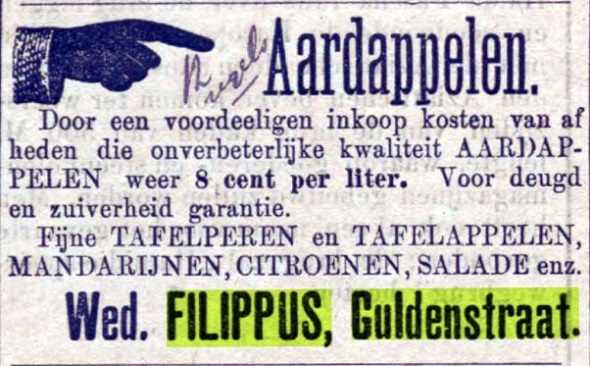 Nieuwsblad van het Noorden 8 februari 1891.