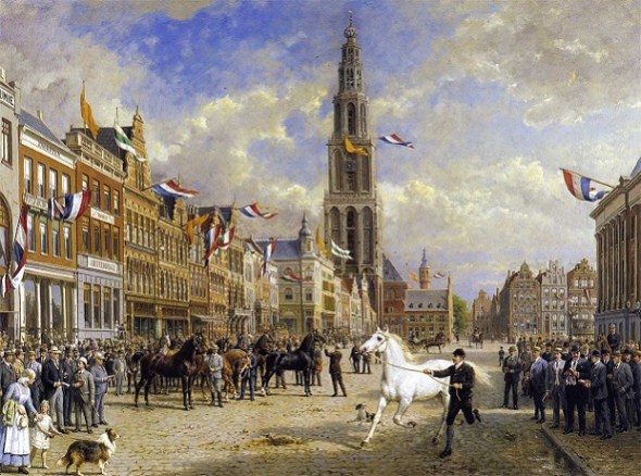 Otto Eerelman, De Paardenkeuring van de 28ste augustus (1920), collectie gemeente Groningen (stadhuis).