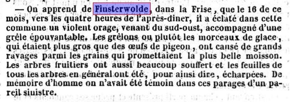 Le Messager De Gand 29 mei 1835.