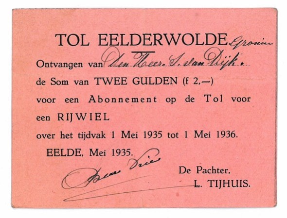 RHC Groninger Archieven 1774 (Documentatie Bibliotheek) 4161/1 (map Eelde).