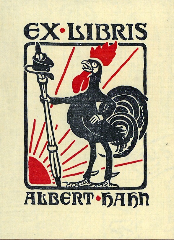 Ex libris Albert Hahn blog
