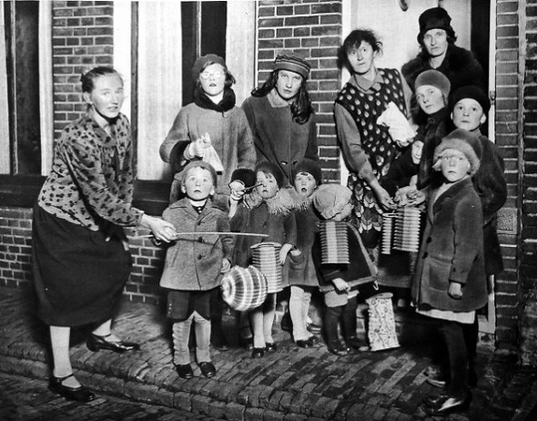 Sint Maarten in de Kolfstaat, Groningen. Het Noordfen in Woord en Beeld 22 november 1929.