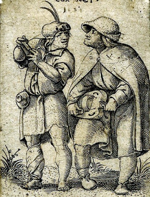 Cornelis Matsys - boer en draailierspeler 1548